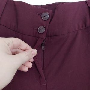 Lane Bryant Ashley Wine color wide leg pants 18